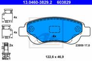 13.0460-3829.2 - Klocki hamulcowe ATE TOYOTA AYGO 05-