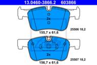 13.0460-3866.2 - Klocki hamulcowe ATE /przód/ BMW 3 F30 12-