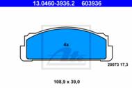 13.0460-3936.2 - Klocki hamulcowe ATE FIAT 125/POLONEZ