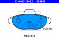 13.0460-3949.2 - Klocki hamulcowe ATE FIAT CINQUECENTO