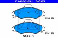 13.0460-3965.2 - Klocki hamulcowe ATE /+CZ/ FORD ESCORT/ORION 90-00