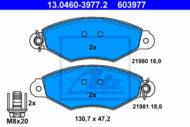 13.0460-3977.2 - Klocki hamulcowe ATE RENAULT KANGOO 97-