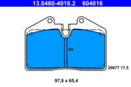 13.0460-4016.2 - Klocki hamulcowe ATE PORSCHE 911 78-94