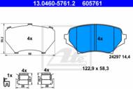 13.0460-5761.2 - Klocki hamulcowe ATE MAZDA MX-5 05-