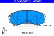 13.0460-5853.2 - Klocki hamulcowe ATE MITSUBISHI PAJERO 00-