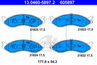 13.0460-5897.2 - Klocki hamulcowe ATE KIA CARNIVAL I 99-01