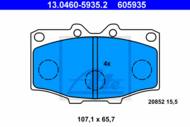 13.0460-5935.2 - Klocki hamulcowe ATE TOYOTA HILUX 78-88