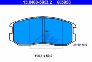 13.0460-5953.2 - Klocki hamulcowe ATE MITSUBISHI COLT/LANCER 90-96