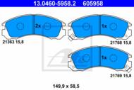 13.0460-5958.2 - Klocki hamulcowe ATE MITSUBISHI PAJERO 90-00