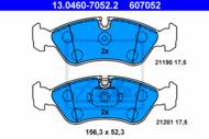 13.0460-7052.2 - Klocki hamulcowe ATE OPEL VECTRA A/B 88-99