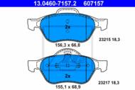 13.0460-7157.2 - Klocki hamulcowe ATE RENAULT LAGUNA 01-