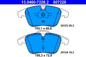 13.0460-7228.2 - Klocki hamulcowe ATE FORD S-MAX 06-