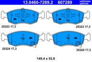 13.0460-7289.2 - Klocki hamulcowe ATE /przód/ FIAT PANDA 12-