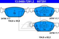 13.0460-7291.2 - Klocki hamulcowe ATE /przód/ HONDA ACCORD 08-15