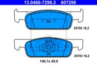 13.0460-7298.2 - Klocki hamulcowe ATE /przód/ RENAULT CLIO IV 12-