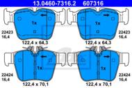 13.0460-7316.2 - Klocki hamulcowe ATE /tył/ DB X253 GLC 15-