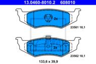 13.0460-8010.2 - Klocki hamulcowe ATE /tył/ CHRYSLER PT CRUISER 00-10