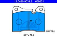 13.0460-9031.2 - Klocki hamulcowe ATE BMW 7 E23 77-86