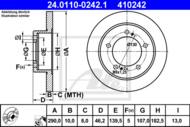 24.0110-0242.1 - Tarcza hamulcowa ATE SUZUKI JIMNY 98-