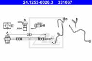 24.1253-0020.3 - Przewód hamulcowy elastyczny ATE /tył P/ VAG GOLF 97-05