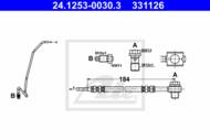 24.1253-0030.3 - Przewód hamulcowy elastyczny ATE /tył L/ VAG A6 97-05