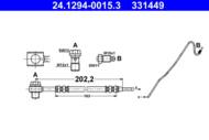 24.1294-0015.3 - Przewód hamulcowy elastyczny ATE /tył P/ VAG POLO 09-