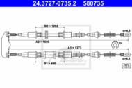 24.3727-0735.2 - Linka hamulca ręcznego ATE OPEL ASTRA F 91-98