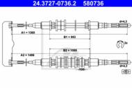 24.3727-0736.2 - Linka hamulca ręcznego ATE OPEL CALIBRA 89-97