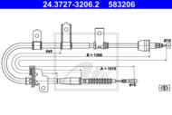 24.3727-3206.2 - Linka hamulca ręcznego ATE /tył L//+ABS/ KIA PICANTO 04-