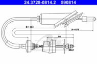 24.3728-0814.2 - Linka sprzęgła ATE PSA