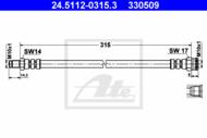 24.5112-0315.3 - Przewód hamulcowy elastyczny ATE PSA BOXER