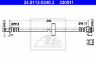 24.5112-0340.3 - Przewód hamulcowy elastyczny ATE FIAT/PSA