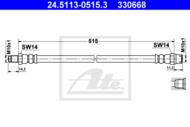 24.5113-0515.3 - Przewód hamulcowy elastyczny ATE /tył/ DB VITO 96-03