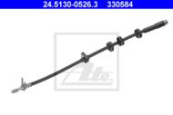 24.5130-0526.3 - Przewód hamulcowy elastyczny ATE /przód P/ PSA 406 95-04
