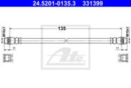 24.5201-0135.3 - Przewód hamulcowy elastyczny ATE 