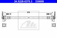 24.5228-0375.3 - Przewód hamulcowy elastyczny ATE FIAT