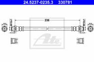24.5237-0235.3 - Przewód hamulcowy elastyczny ATE /tył/ DB SPRINTER -06