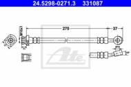 24.5298-0271.3 - Przewód hamulcowy elastyczny ATE 
