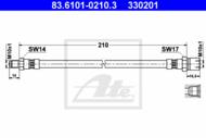 83.6101-0210.3 - Przewód hamulcowy elastyczny ATE VAG