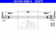 83.6101-0650.3 - Przewód hamulcowy elastyczny ATE 