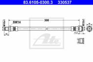 83.6105-0300.3 - Przewód hamulcowy elastyczny ATE DB W163 M-KLASA