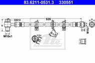 83.6211-0531.3 - Przewód hamulcowy elastyczny ATE DB W163 M-KLASA