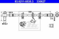 83.6211-0535.3 - Przewód hamulcowy elastyczny ATE DB W163 M-KLASA
