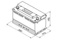 0 092 S30 120 - Akumulator 88Ah 740A P+ BOSCH S3 BLACK 353x175x175 N