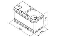 0 092 S40 100 - Akumulator 80Ah 740A P+ BOSCH S4 BLUE 315x175x175 N