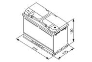 0 092 S40 110 - Akumulator 80Ah 740A P+ BOSCH S4 BLUE 315X175X190