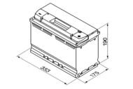 0 092 S40 130 - Akumulator 95Ah 800A P+ BOSCH S4 BLUE 353x175x190