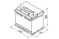 0 092 S50 050 - Akumulator 63Ah 610A P+ BOSCH S5 SILVER 242x175x190