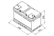 0 092 S50 100 - Akumulator 85Ah 800A P+ BOSCH S5 SILVER 315x175x175 N