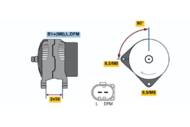 0 124 325 149 - Alternator BOSCH VAG